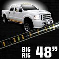 Recon 48IN BIG RIG LED RUNNING LIGHT KIT IN AMBER 2PC INCL L/R SIDES 26413